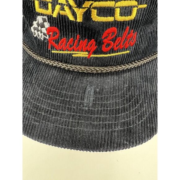 Vintage Dayco Racing Belts Black Roper Snapback Cap Hat YoungAn - Picture 2 of 13